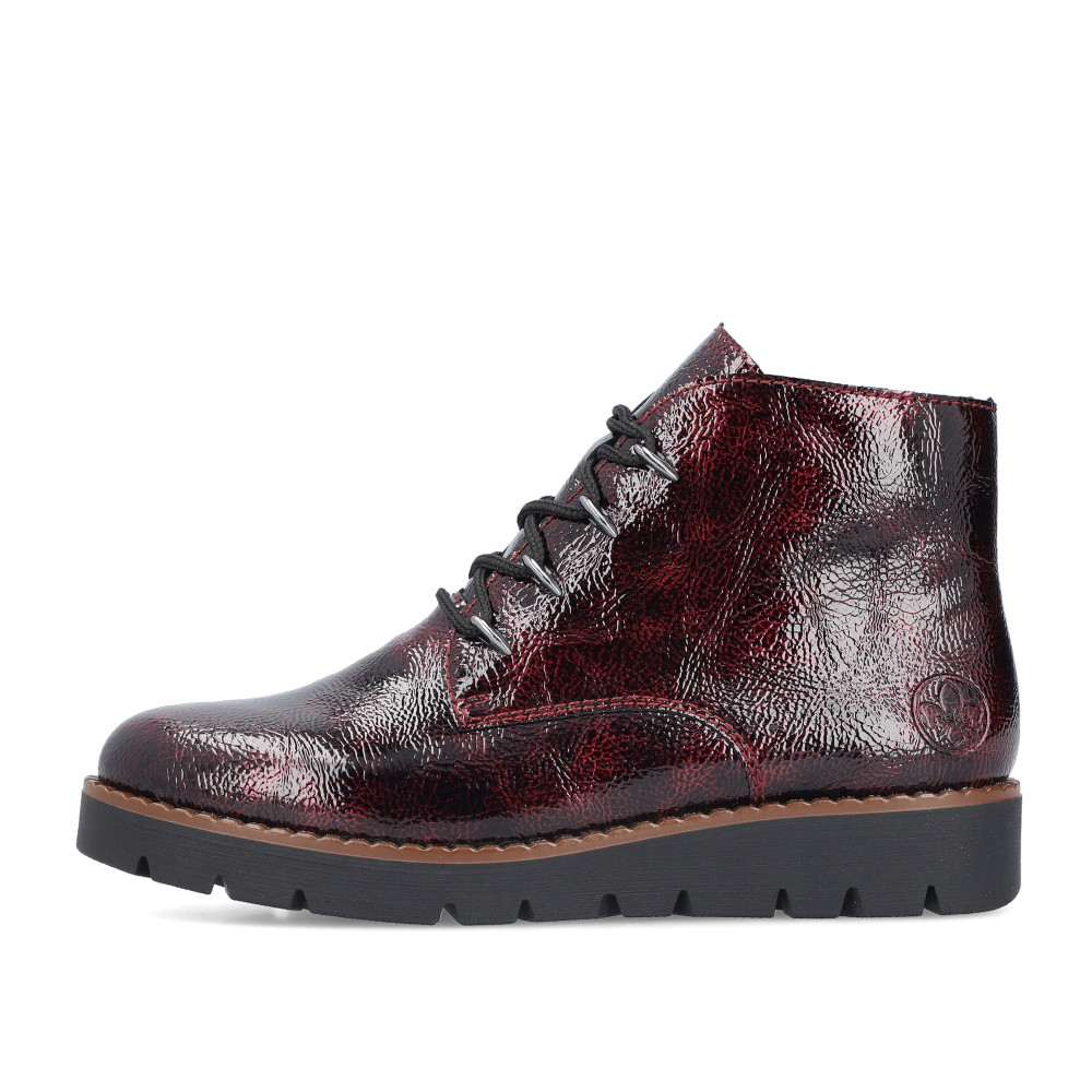 detail Dámska členková obuv RIEKER 44902-35 červená W4