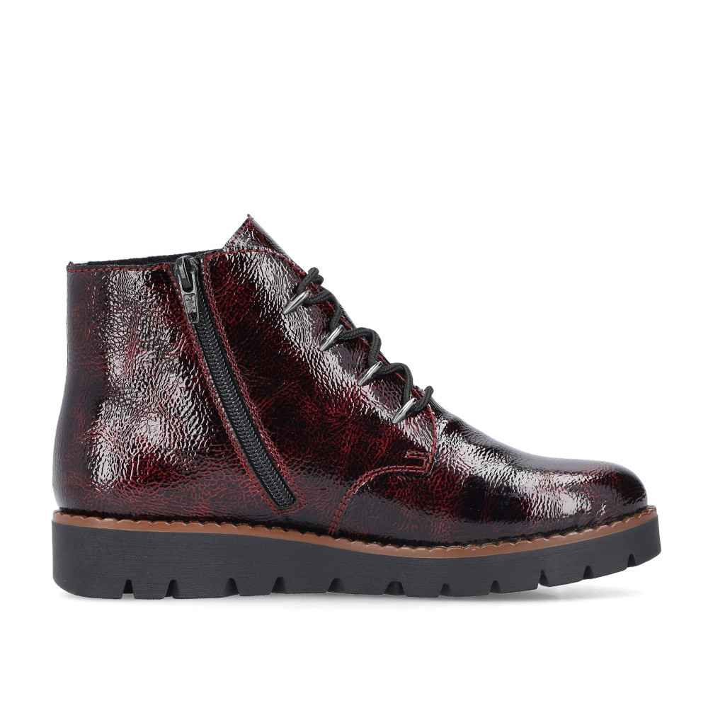 detail Dámska členková obuv RIEKER 44902-35 červená W4