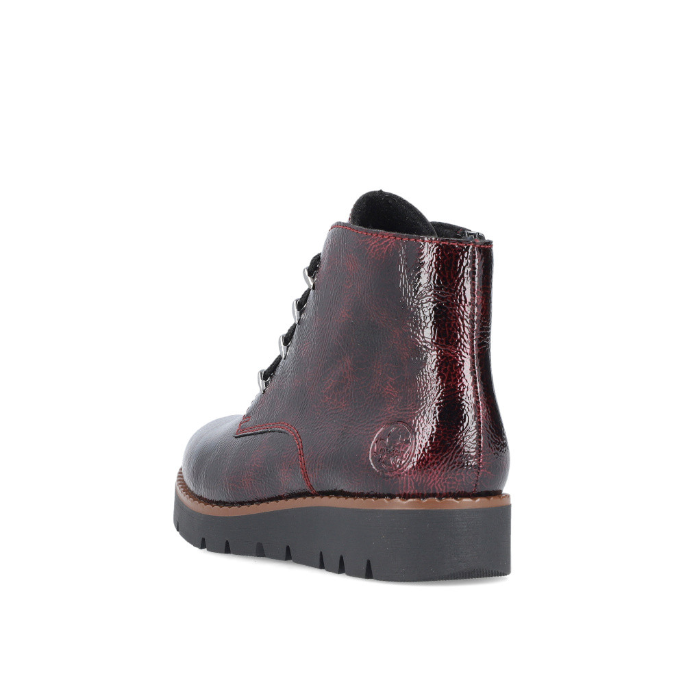 detail Dámska členková obuv RIEKER 44902-35 červená W4