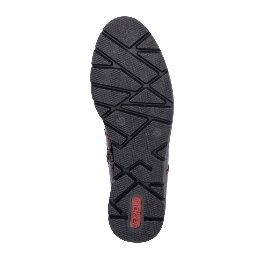 detail Dámska členková obuv RIEKER 44902-35 červená W4