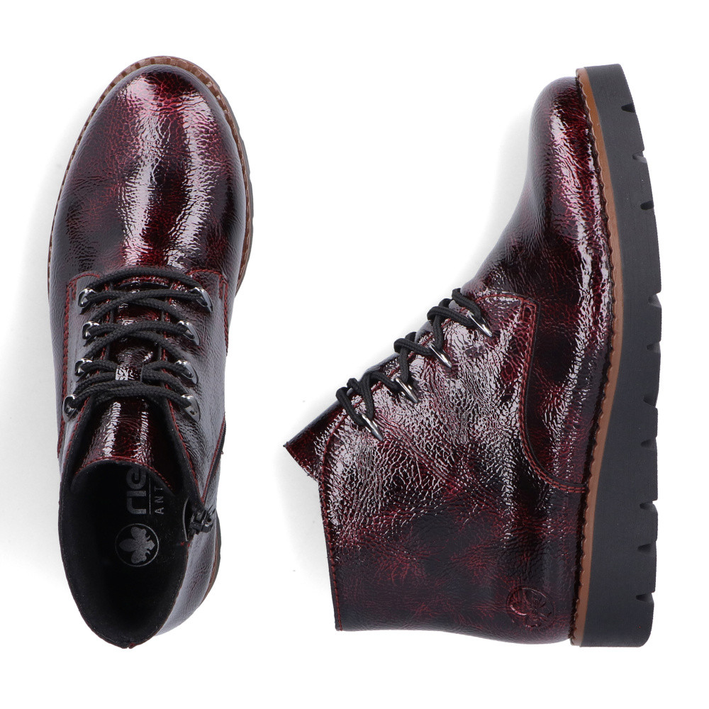 detail Dámska členková obuv RIEKER 44902-35 červená W4