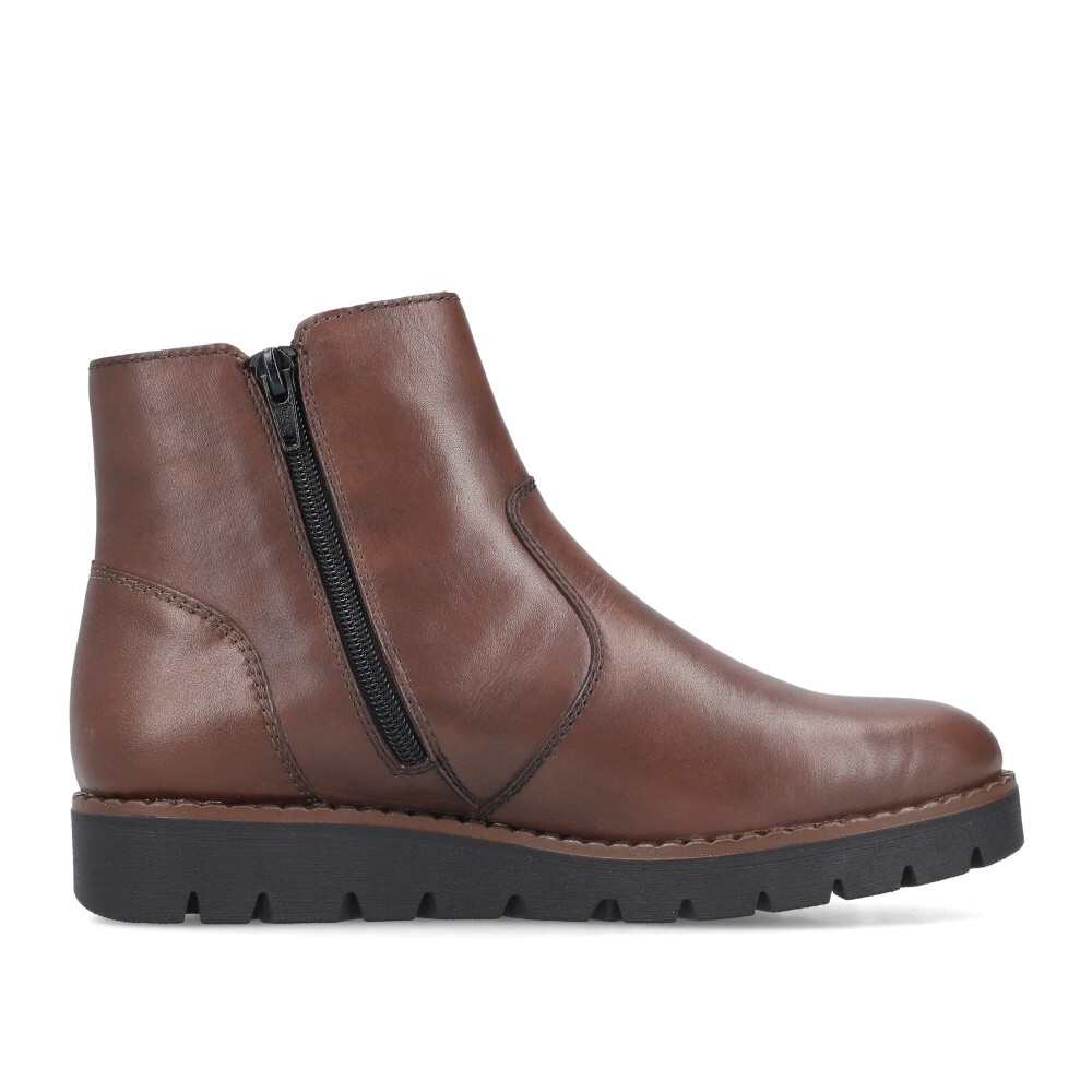 detail Dámská kotníková obuv RIEKER 44950-24 hnědá W4