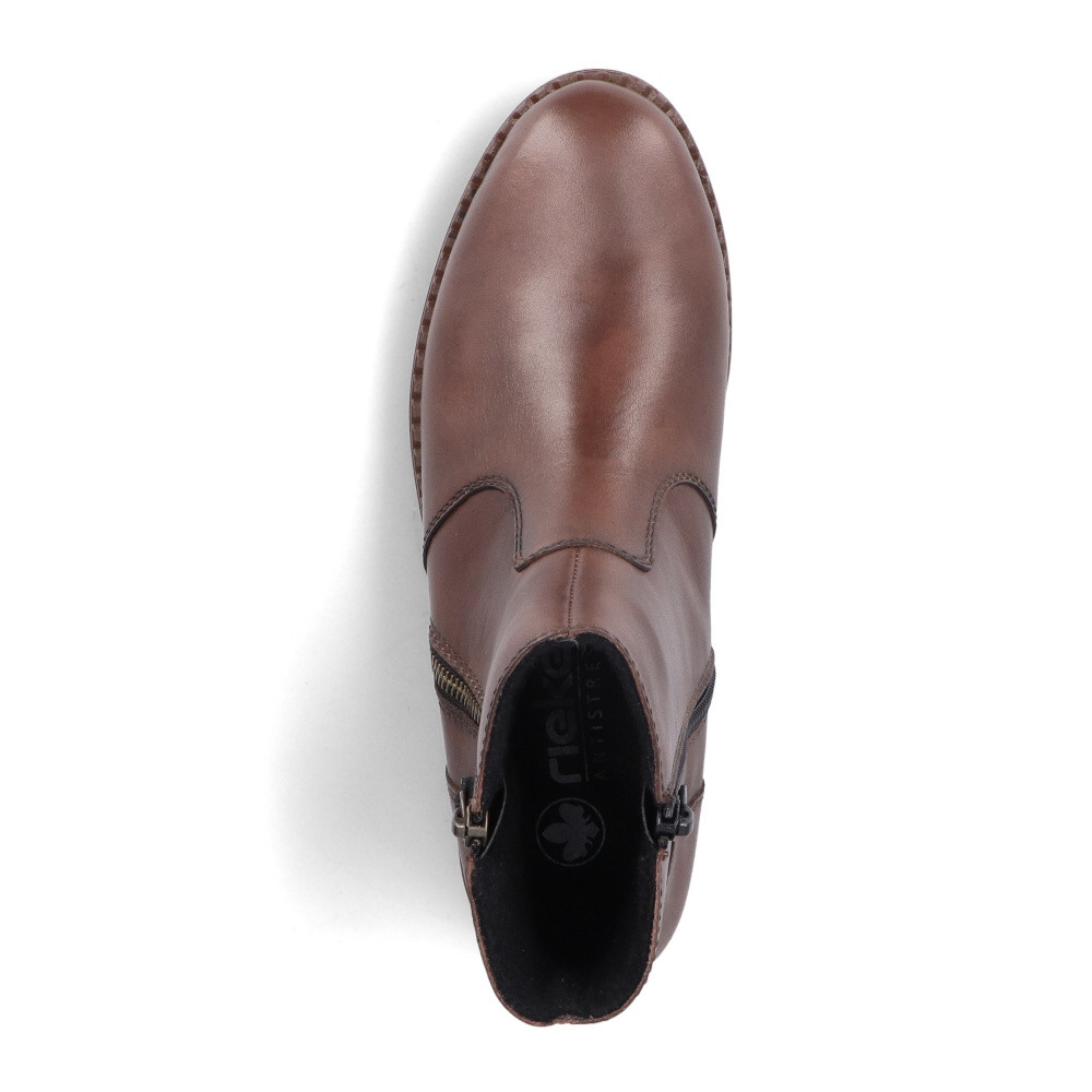 detail Dámská kotníková obuv RIEKER 44950-24 hnědá W4