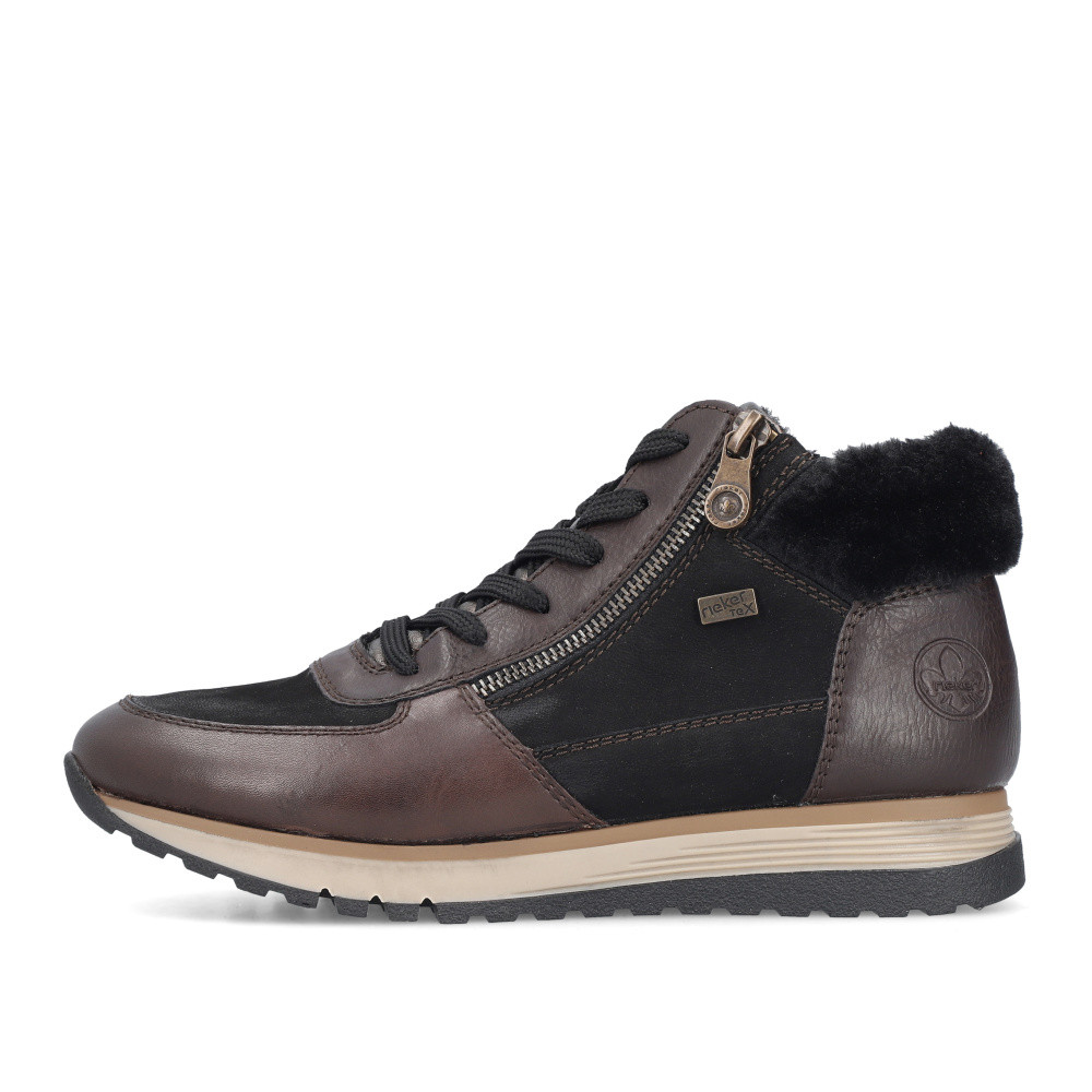 detail Dámska členková obuv RIEKER 49040-00 čierna W4