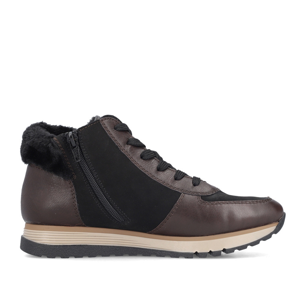 detail Dámska členková obuv RIEKER 49040-00 čierna W4