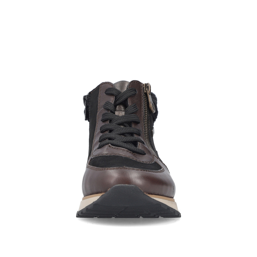 detail Dámska členková obuv RIEKER 49040-00 čierna W4