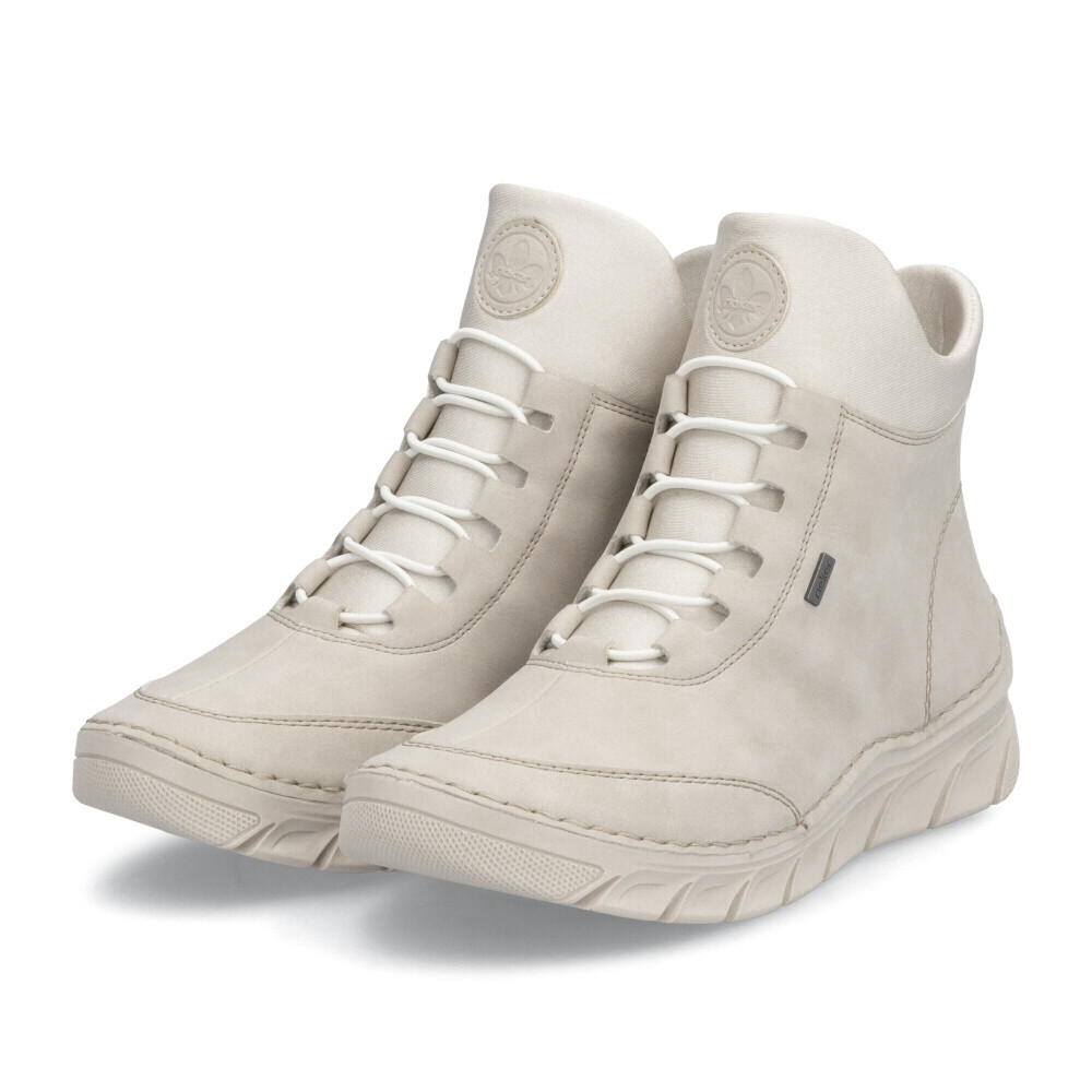 detail Dámska členková obuv RIEKER 55069-62 béžová W4