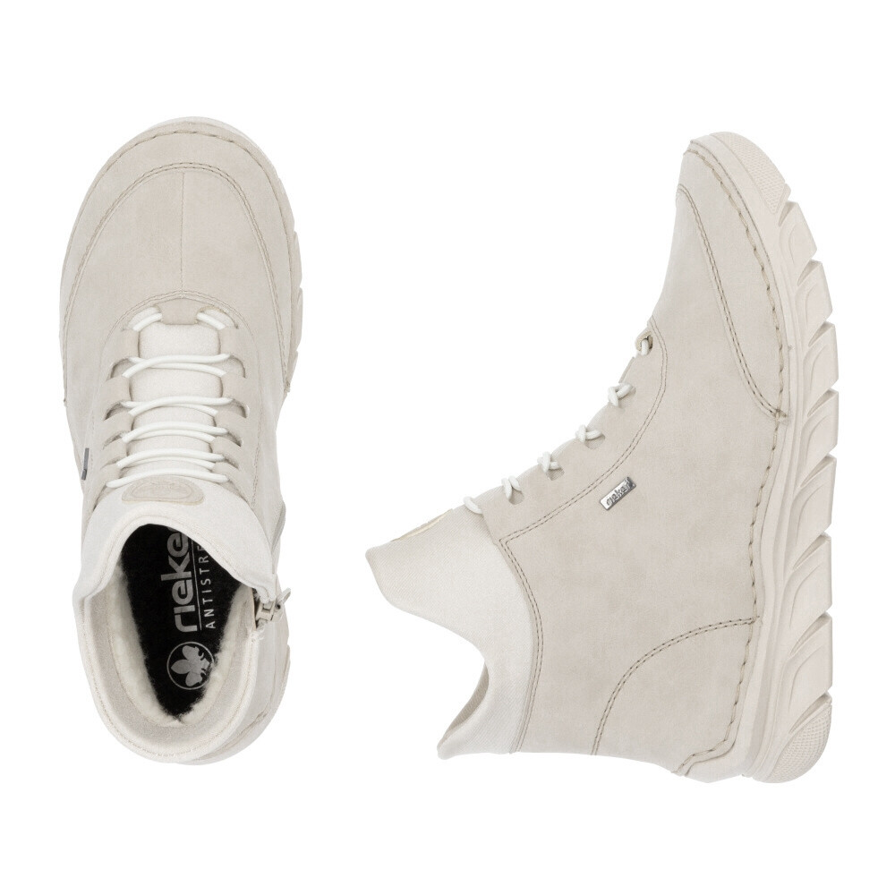 detail Dámska členková obuv RIEKER 55069-62 béžová W4