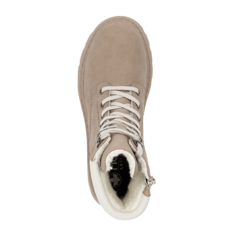 detail Dámska členková obuv RIEKER 70403-20 béžová W4