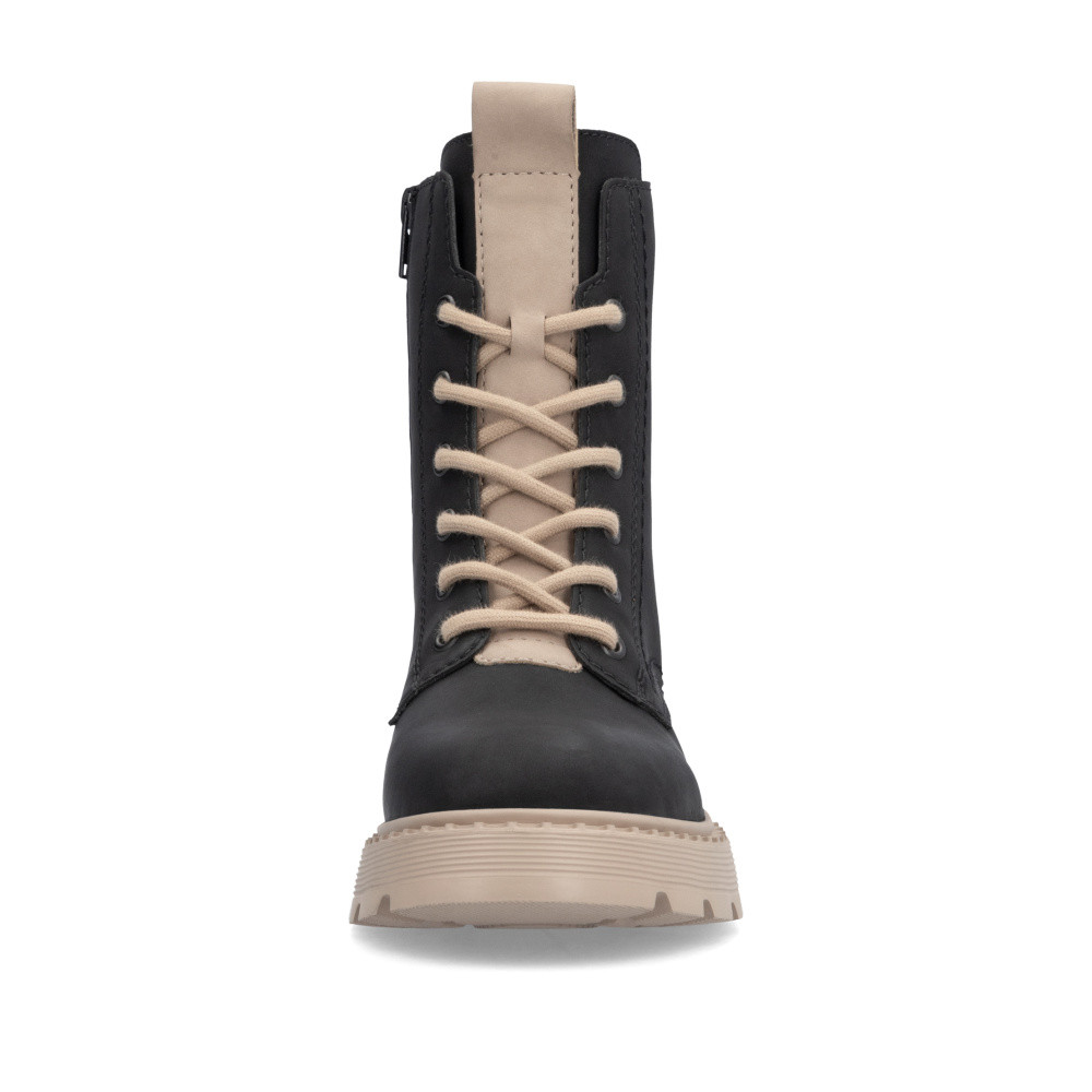 detail Dámská kotníková obuv RIEKER 70404-00 černá W4