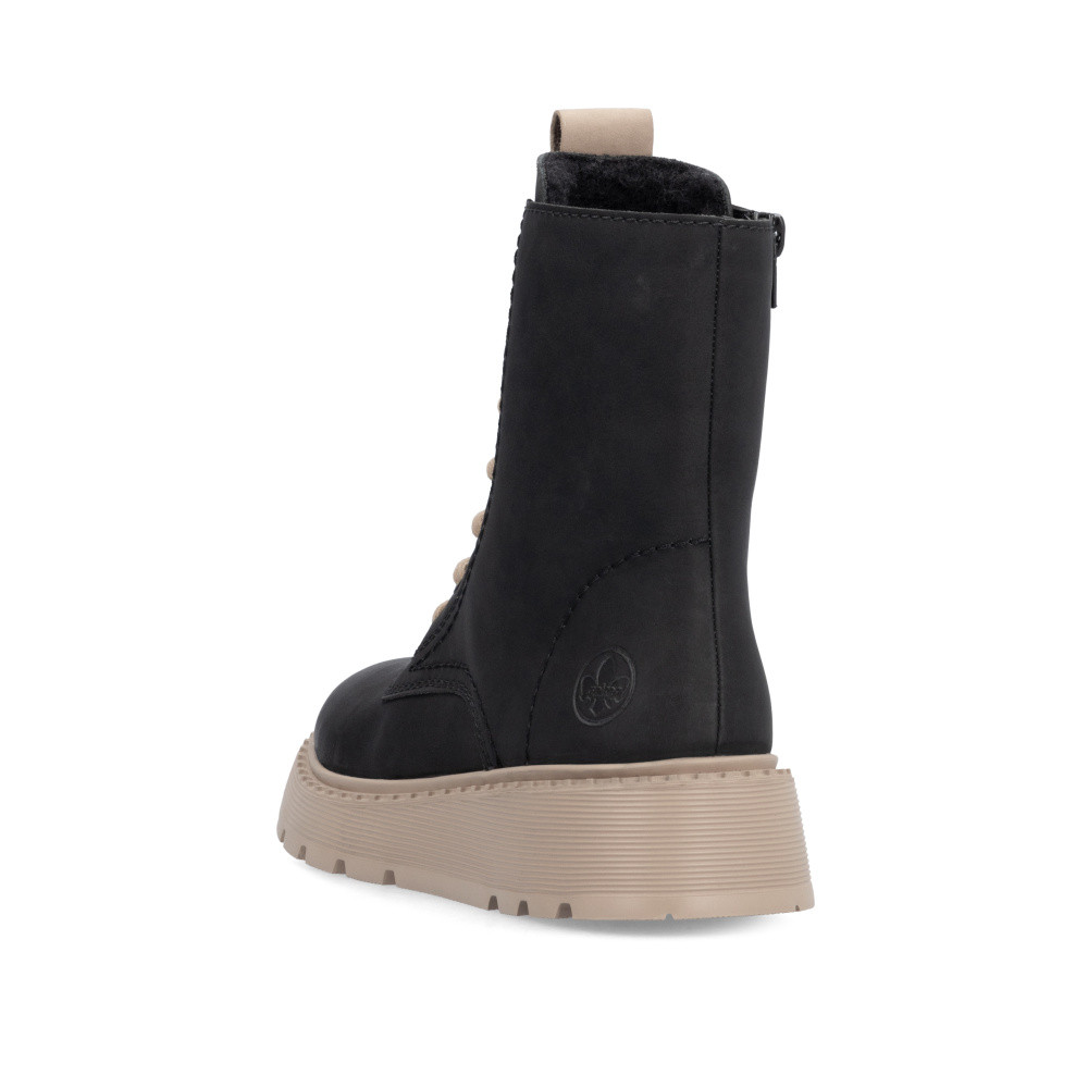 detail Dámská kotníková obuv RIEKER 70404-00 černá W4