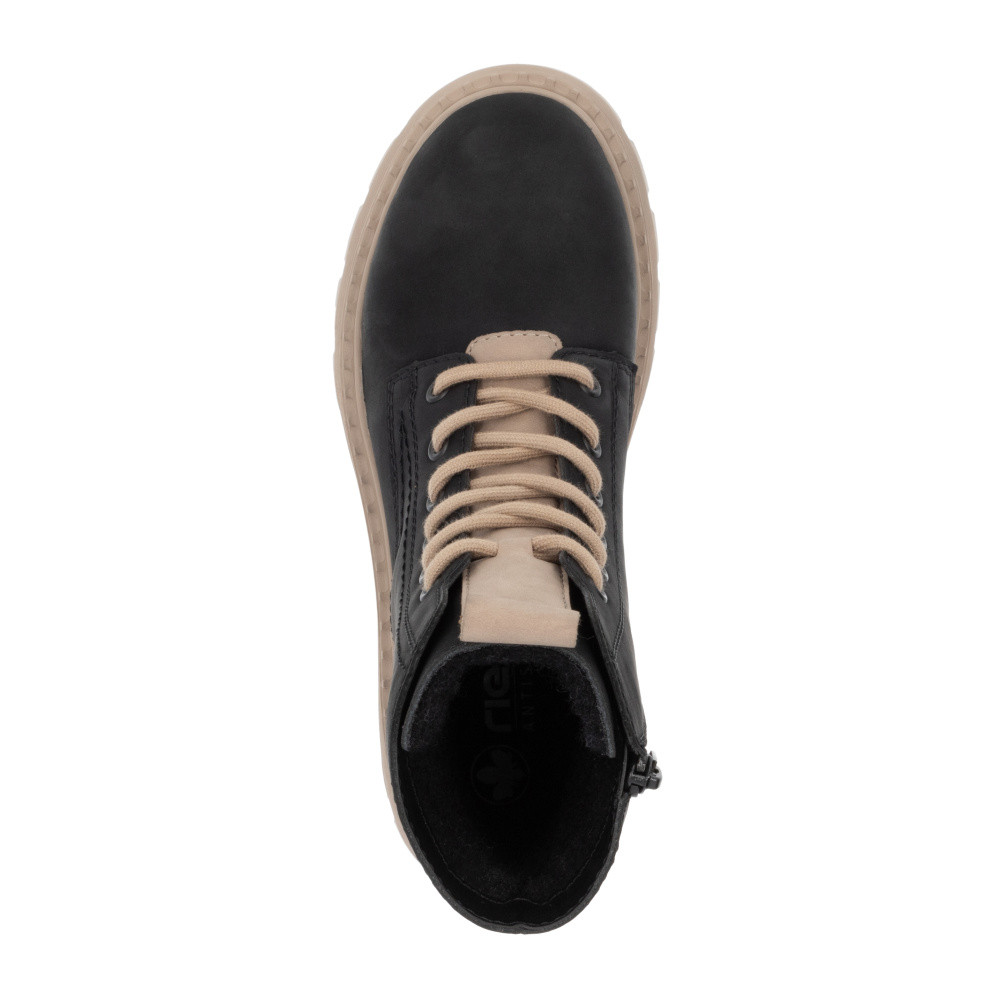 detail Dámská kotníková obuv RIEKER 70404-00 černá W4