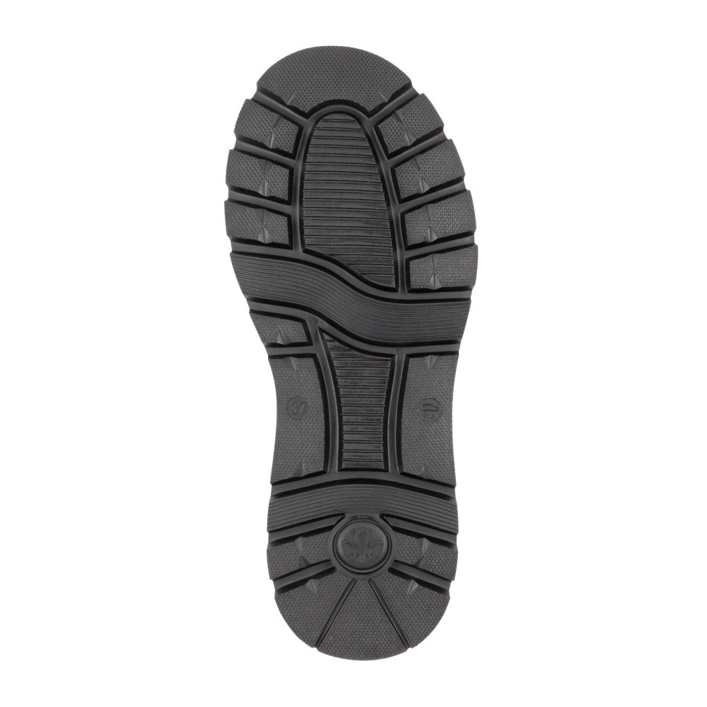 detail Dámské kozačky RIEKER 70452-00 černá W4