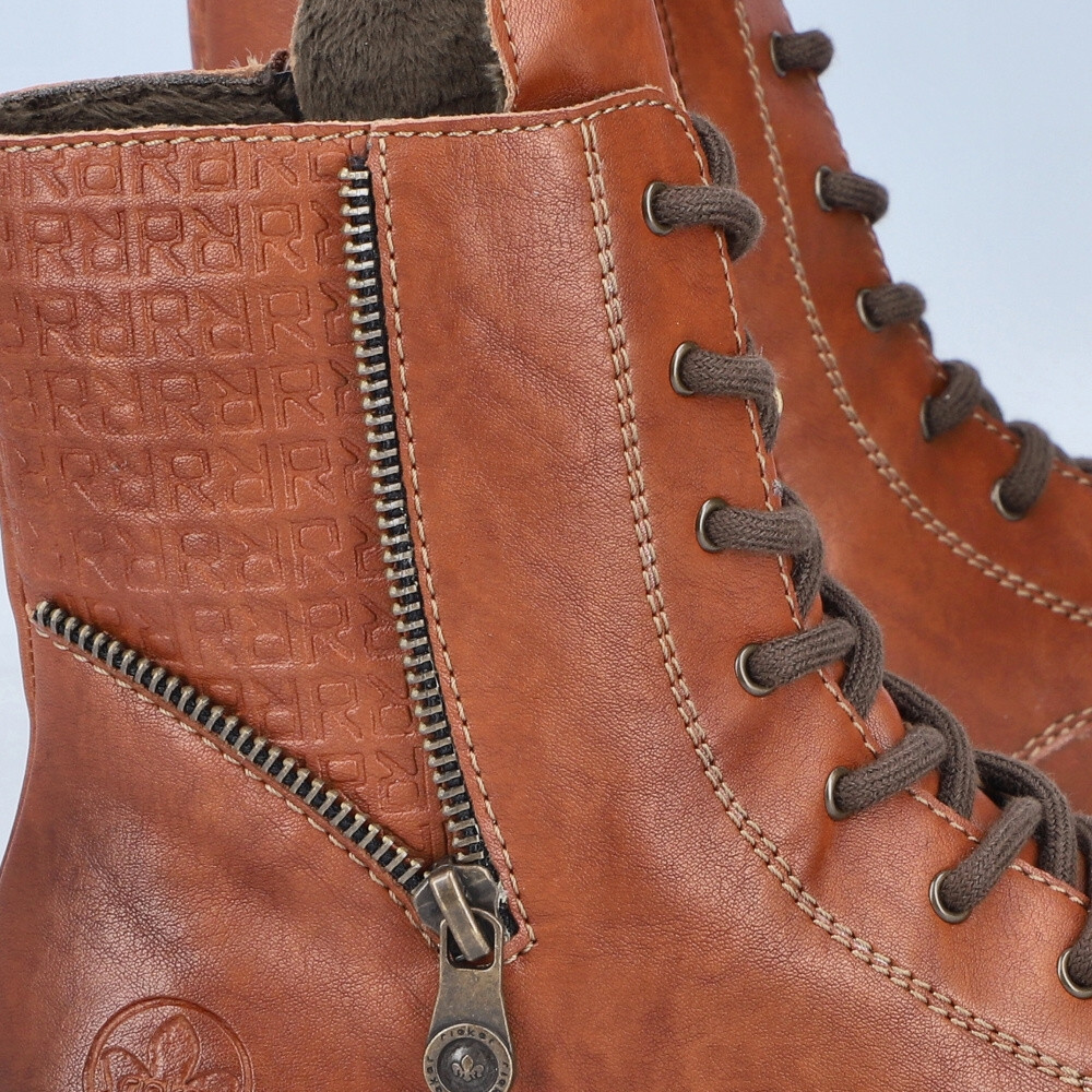 detail Dámská kotníková obuv RIEKER 71450-24 hnědá W4
