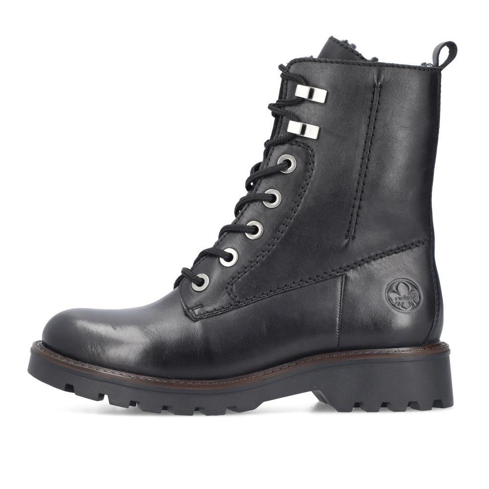 detail Dámská kotníková obuv RIEKER 73240-00 černá W4