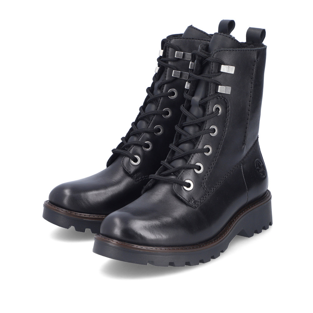 detail Dámská kotníková obuv RIEKER 73240-00 černá W4