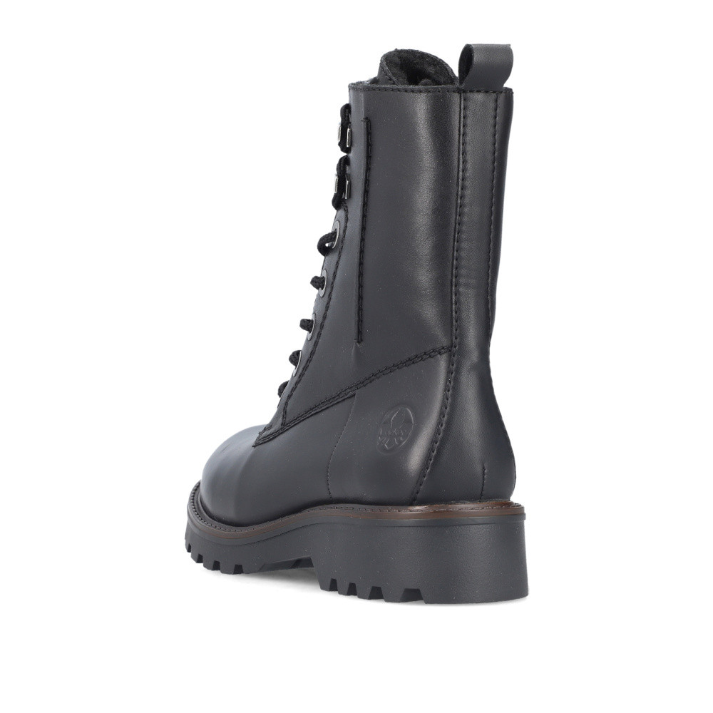 detail Dámská kotníková obuv RIEKER 73240-00 černá W4