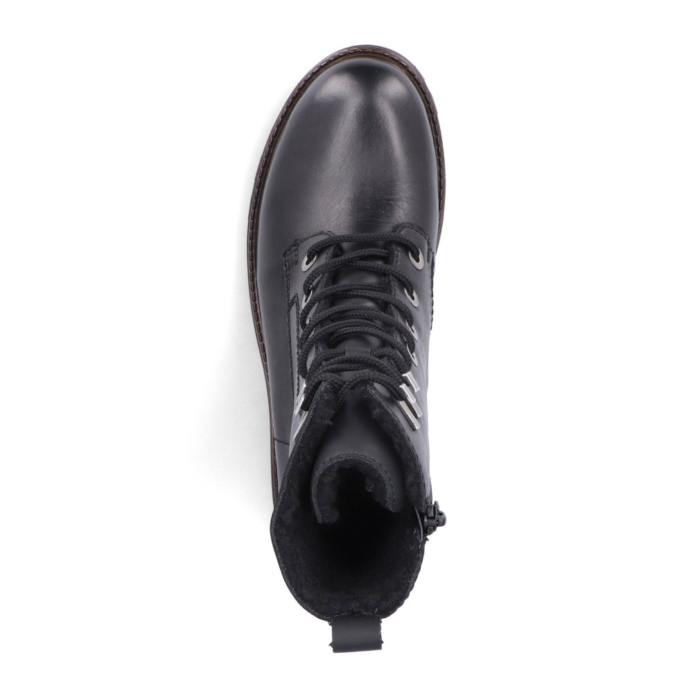 detail Dámská kotníková obuv RIEKER 73240-00 černá W4