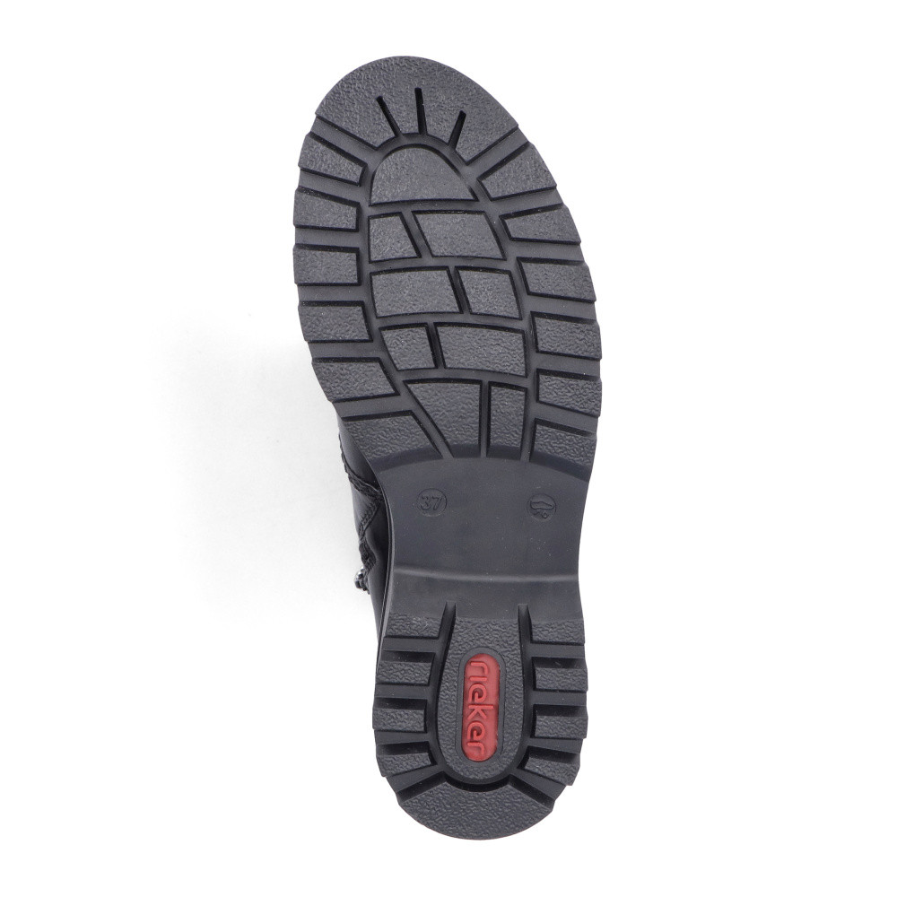 detail Dámská kotníková obuv RIEKER 73240-00 černá W4