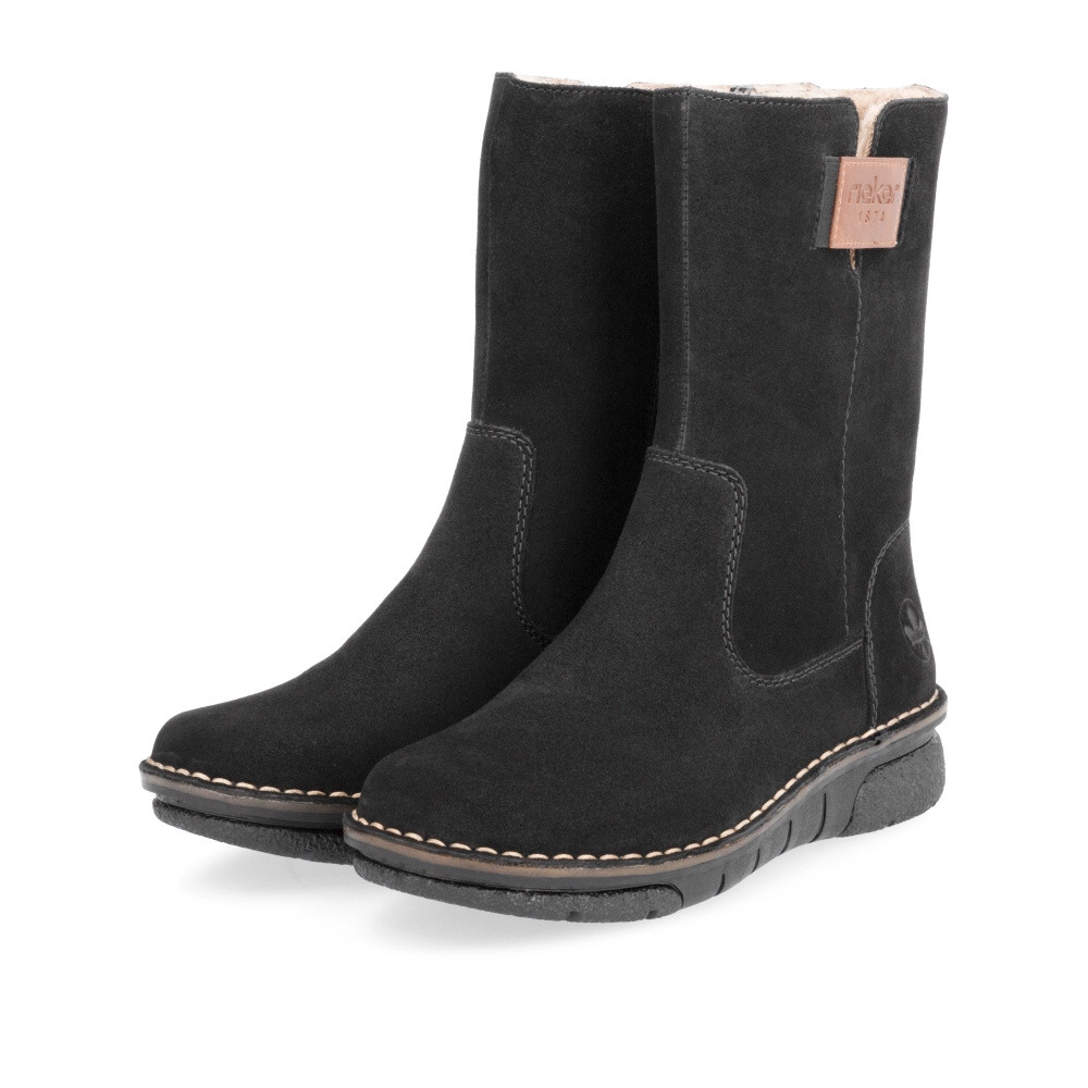 detail Dámská kotníková obuv RIEKER 73350-01 černá W4