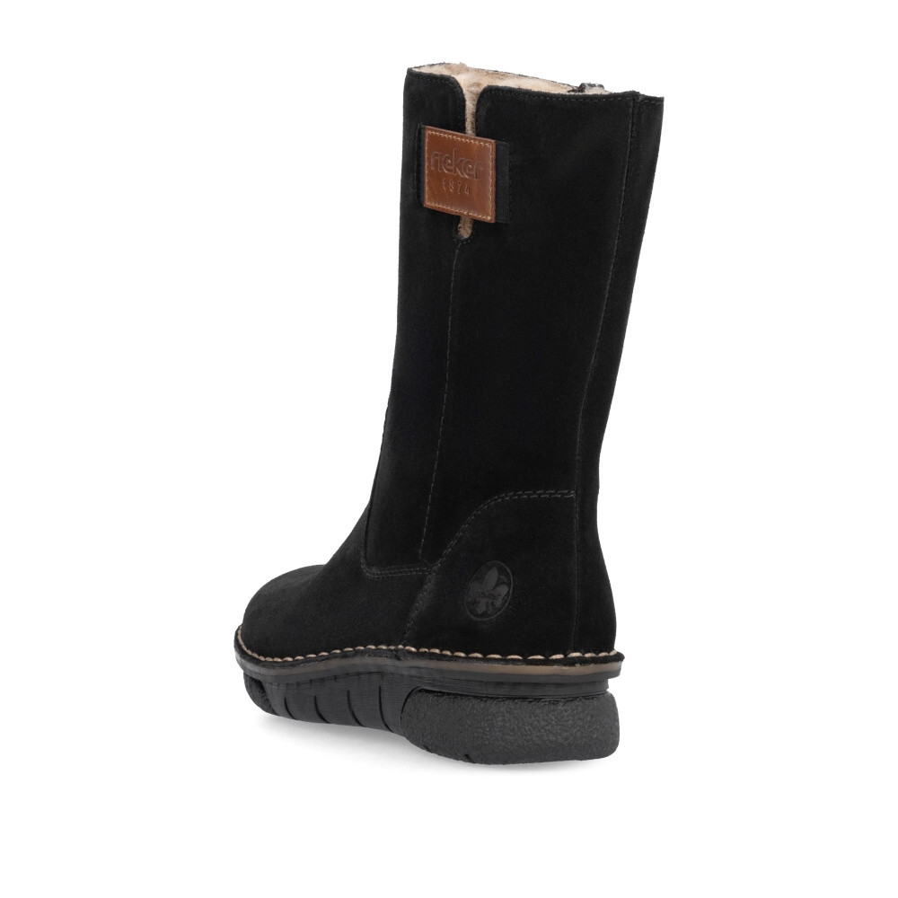 detail Dámská kotníková obuv RIEKER 73350-01 černá W4