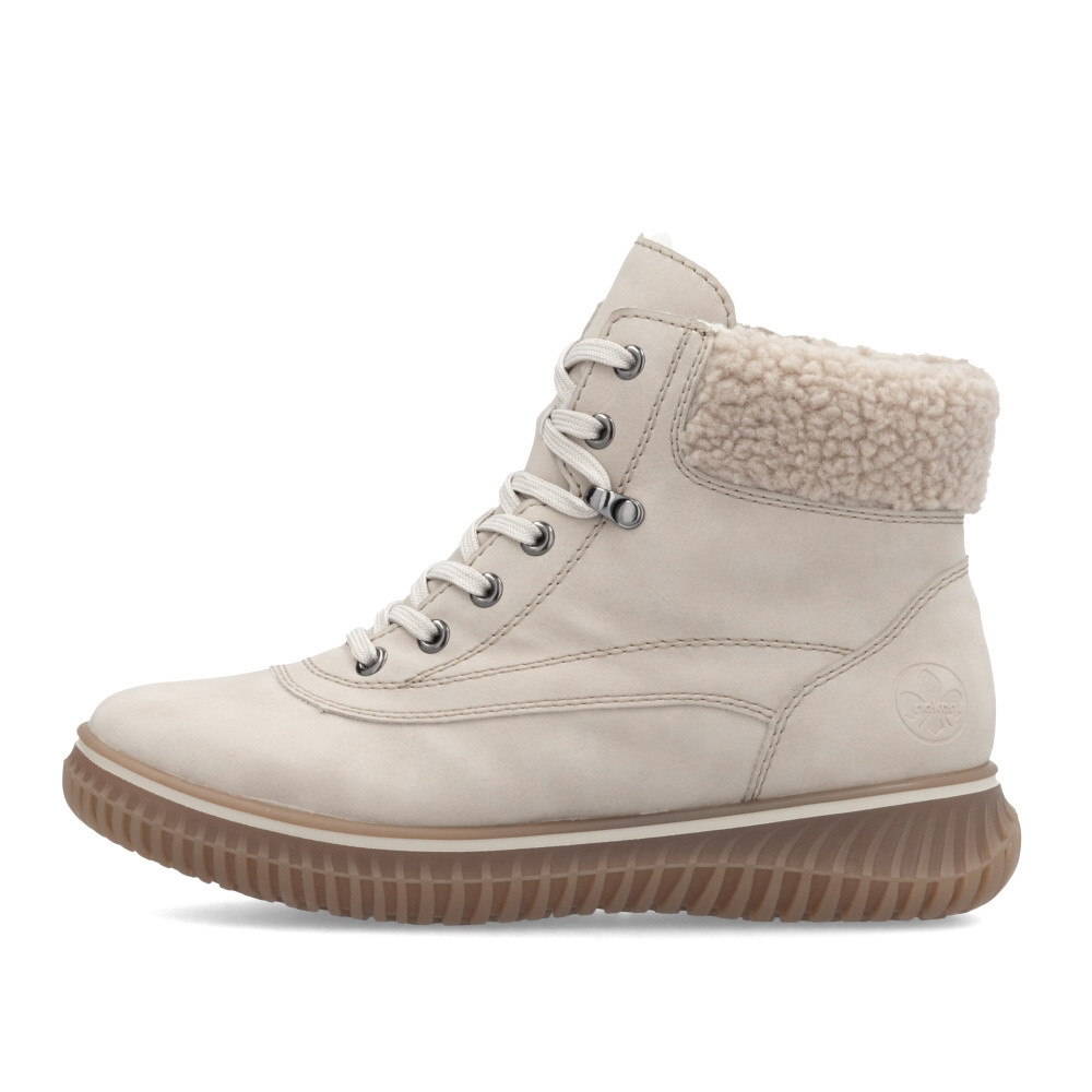 detail Dámská kotníková obuv RIEKER 74200-62 béžová W4