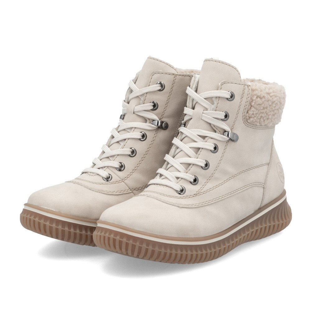 detail Dámská kotníková obuv RIEKER 74200-62 béžová W4