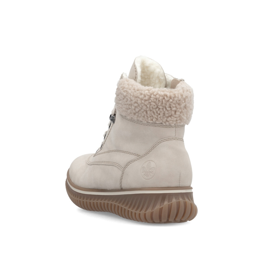 detail Dámská kotníková obuv RIEKER 74200-62 béžová W4