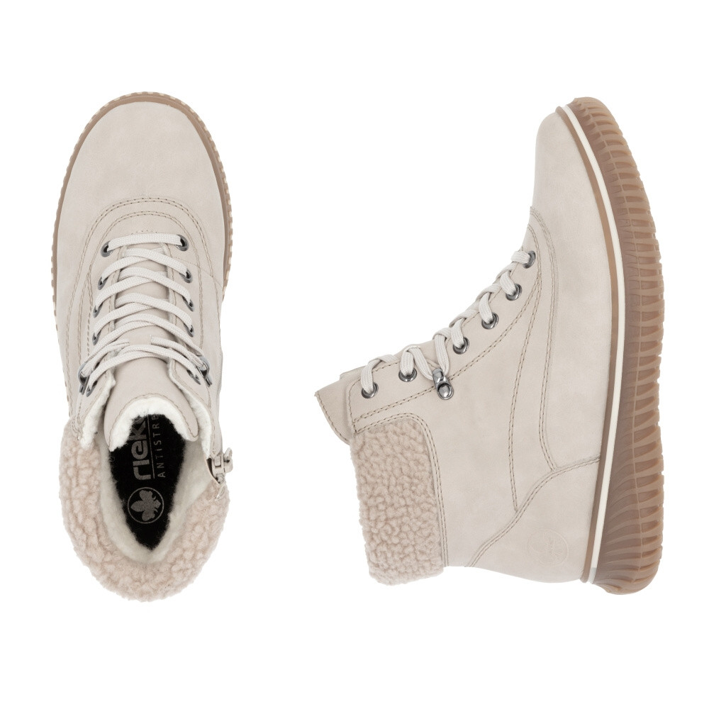 detail Dámská kotníková obuv RIEKER 74200-62 béžová W4