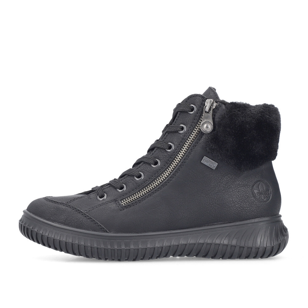 detail Dámská kotníková obuv RIEKER 74244-00 černá W4