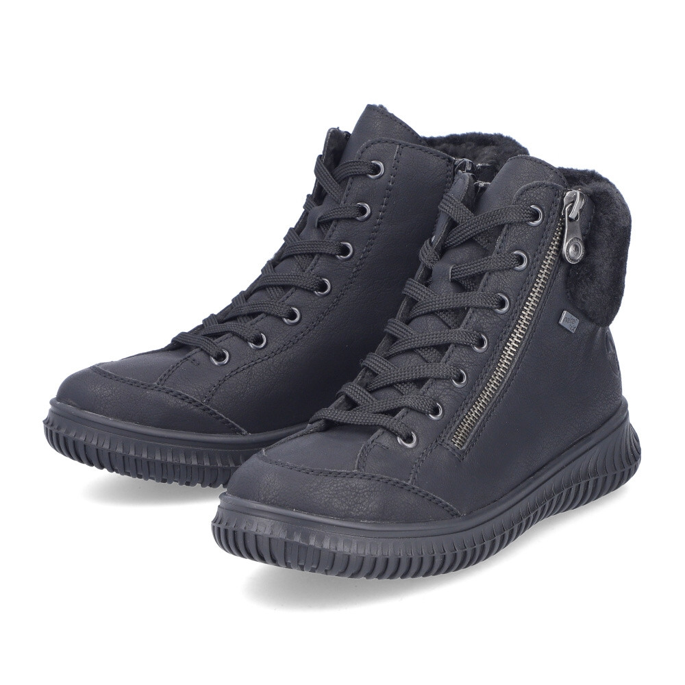 detail Dámská kotníková obuv RIEKER 74244-00 černá W4