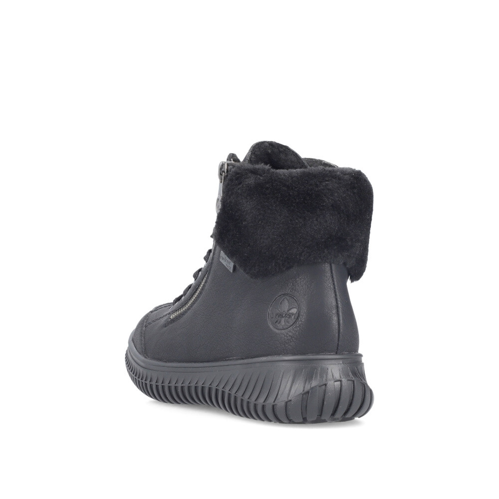 detail Dámská kotníková obuv RIEKER 74244-00 černá W4