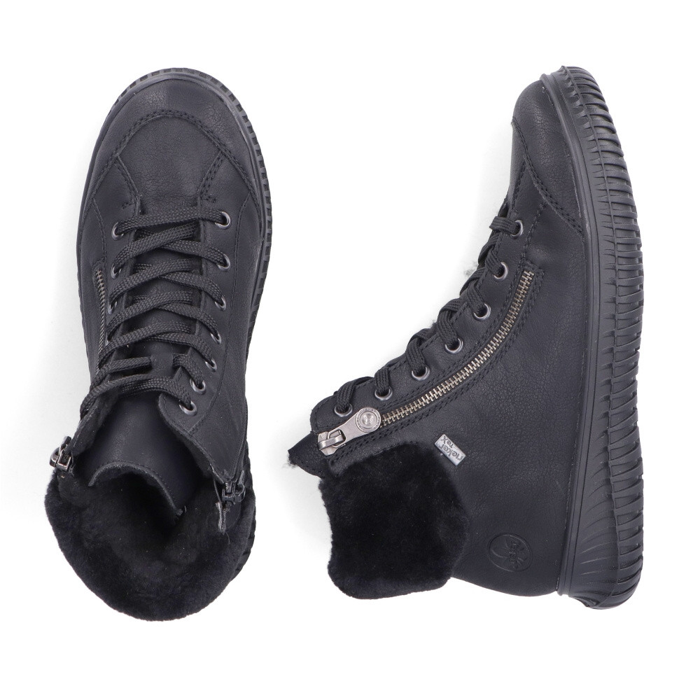 detail Dámská kotníková obuv RIEKER 74244-00 černá W4