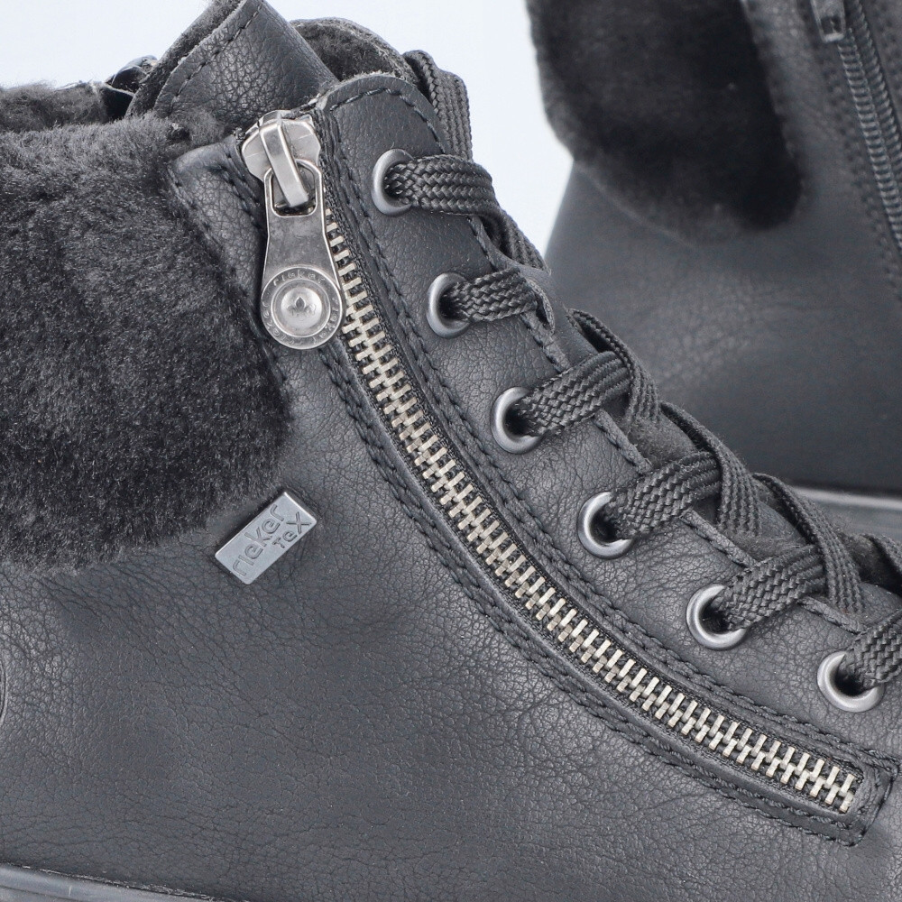 detail Dámská kotníková obuv RIEKER 74244-00 černá W4