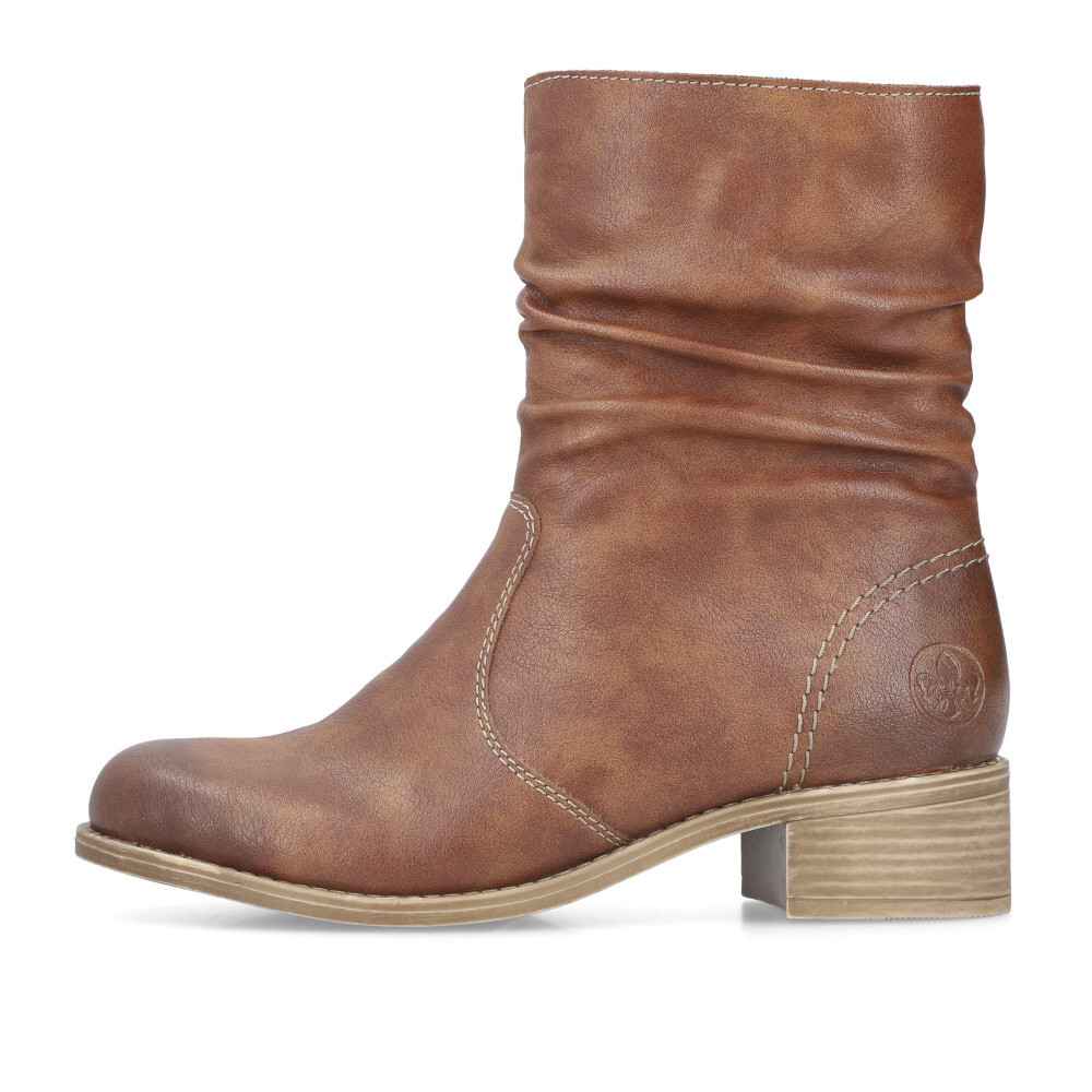 detail Dámská kotníková obuv RIEKER 76581-24 hnědá W4