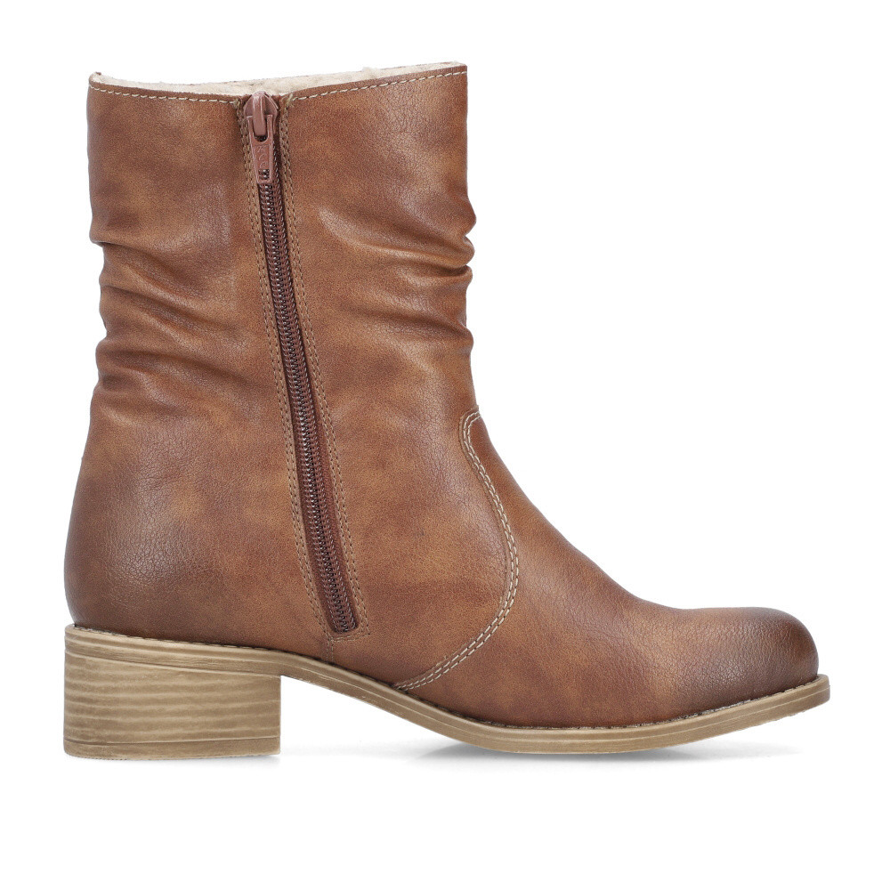 detail Dámská kotníková obuv RIEKER 76581-24 hnědá W4