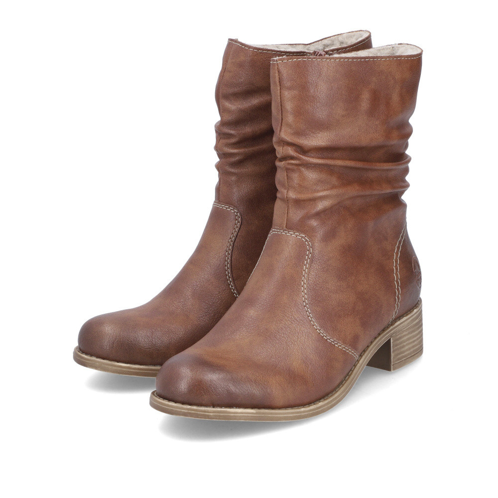 detail Dámská kotníková obuv RIEKER 76581-24 hnědá W4