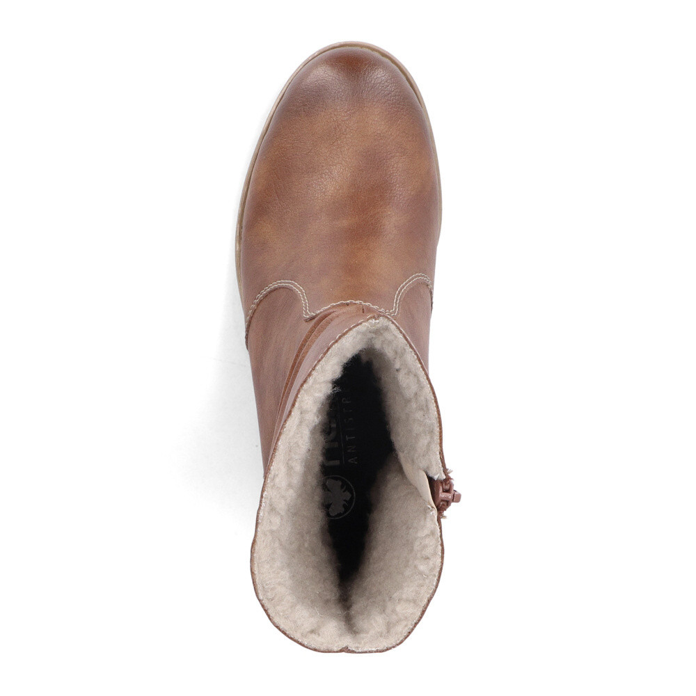 detail Dámská kotníková obuv RIEKER 76581-24 hnědá W4