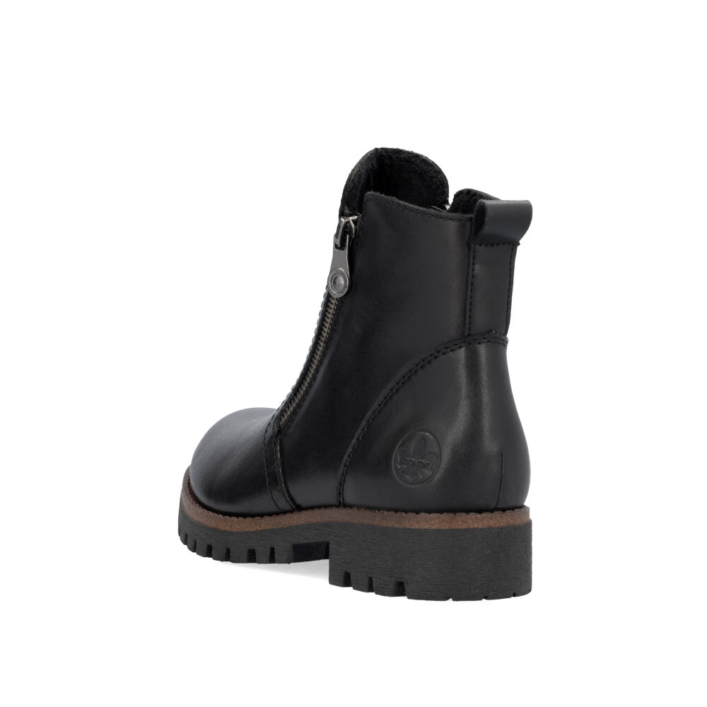 detail Dámská kotníková obuv RIEKER 78556-00 černá W4