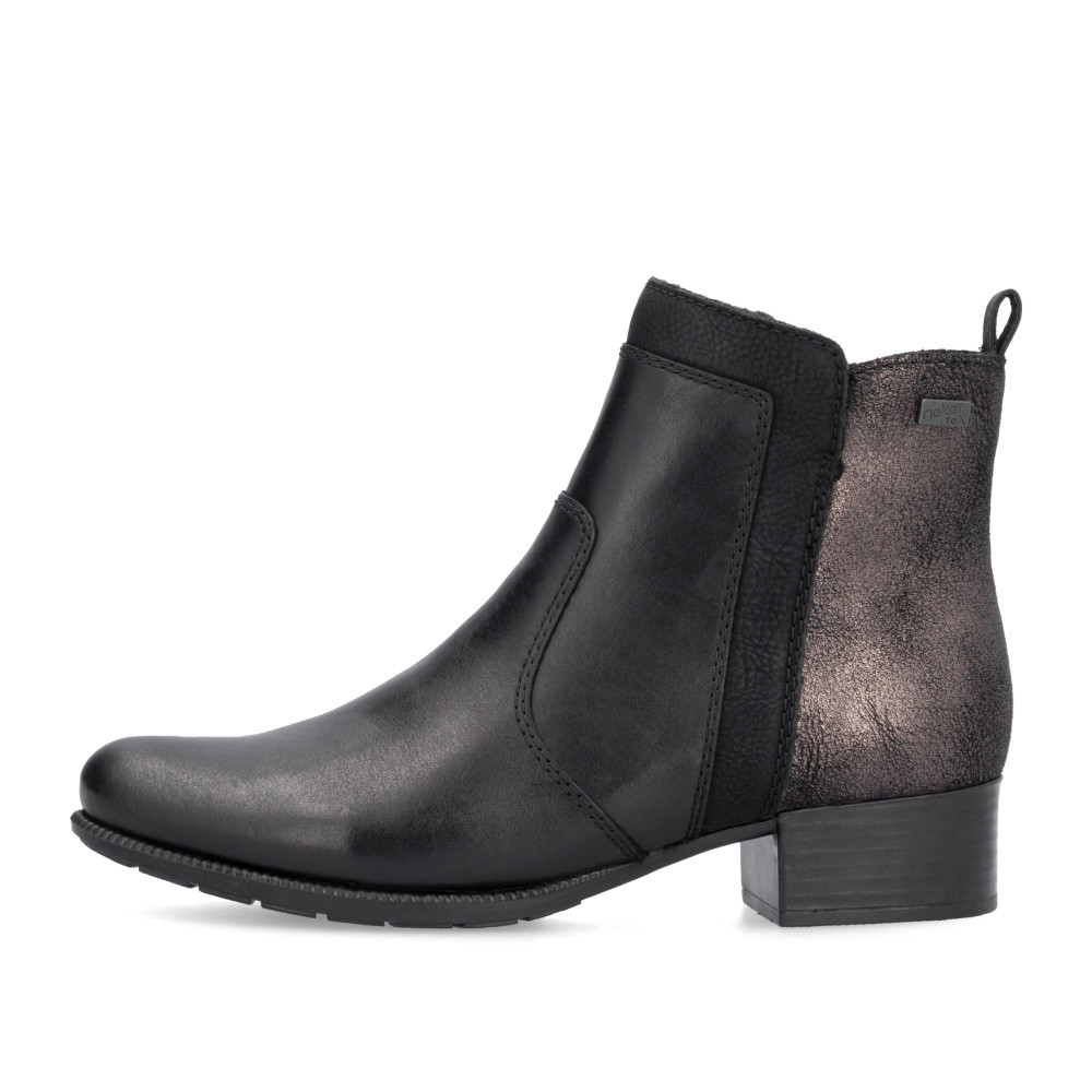 detail Dámská kotníková obuv RIEKER 78658-00 černá W4