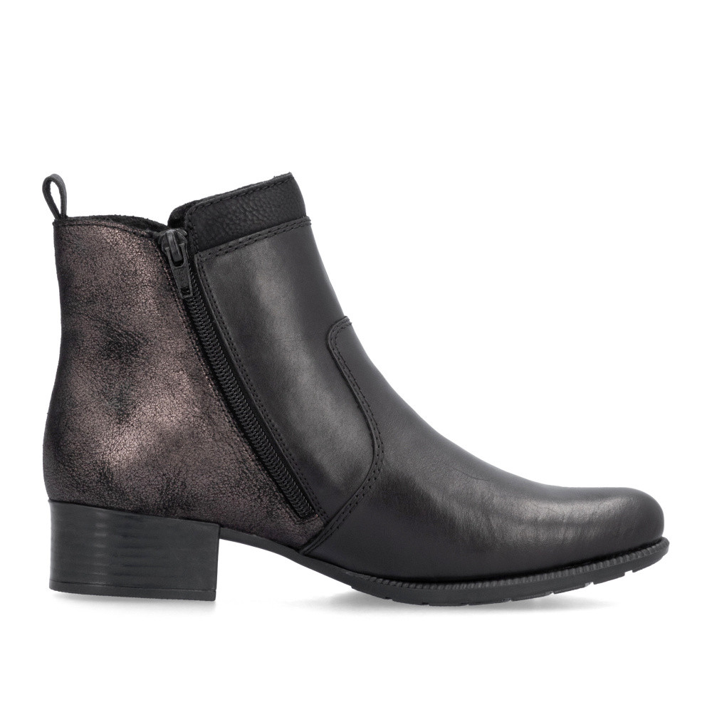 detail Dámská kotníková obuv RIEKER 78658-00 černá W4