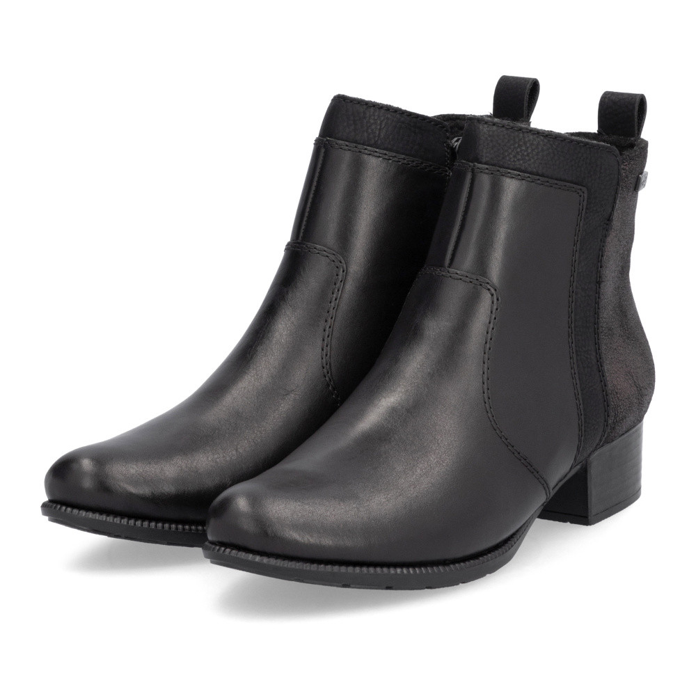 detail Dámská kotníková obuv RIEKER 78658-00 černá W4