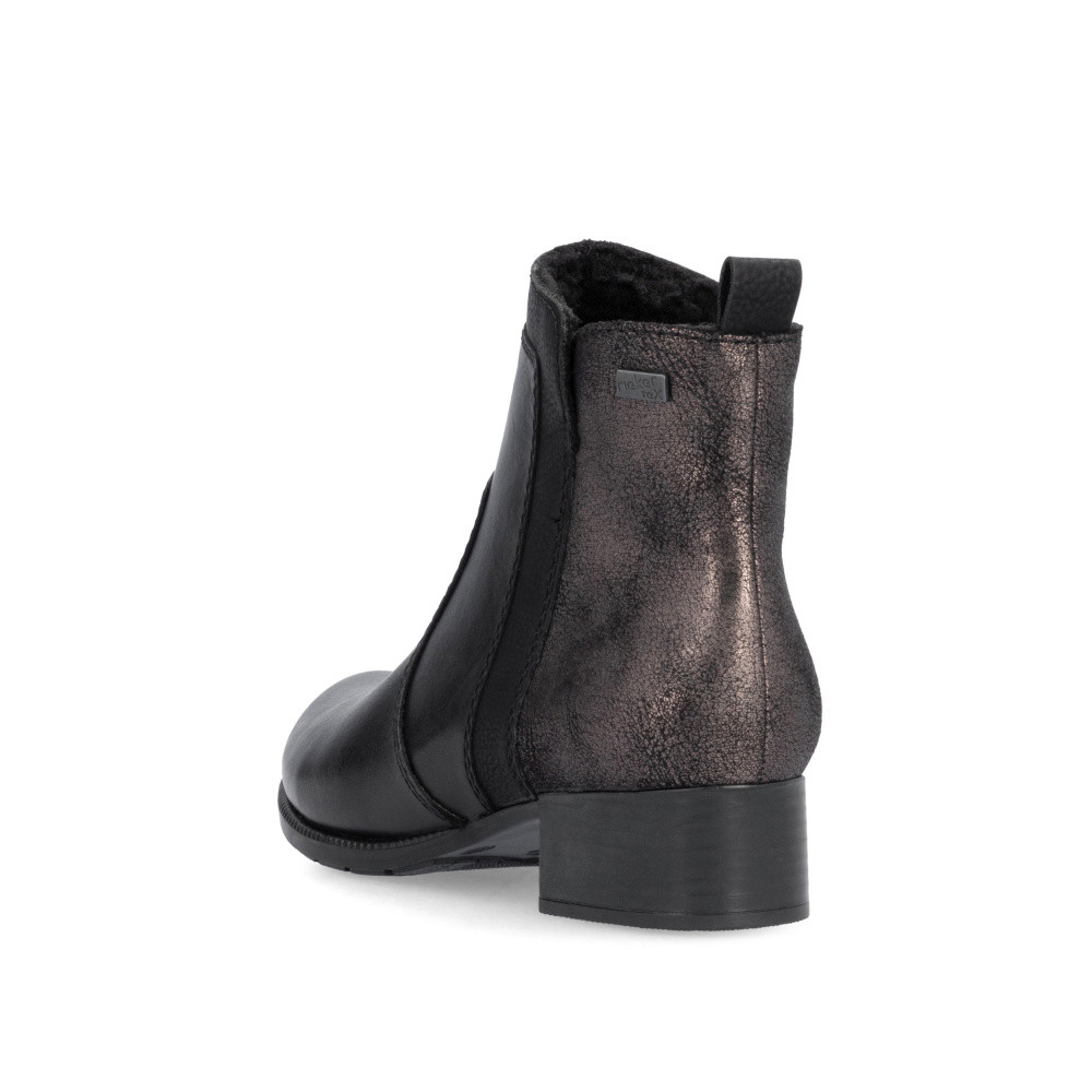 detail Dámská kotníková obuv RIEKER 78658-00 černá W4