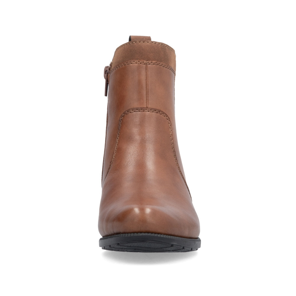 detail Dámská kotníková obuv RIEKER 78658-22 hnědá W4