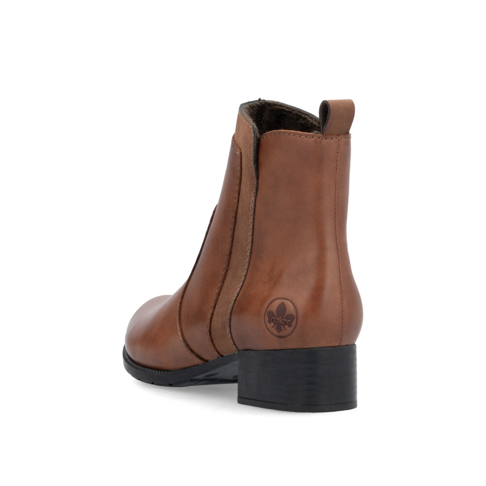 detail Dámská kotníková obuv RIEKER 78658-22 hnědá W4