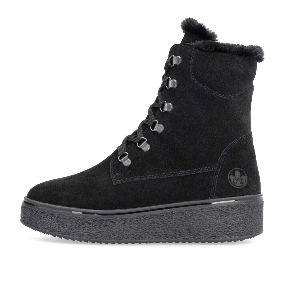 detail Dámská kotníková obuv RIEKER 78800-00 černá W4