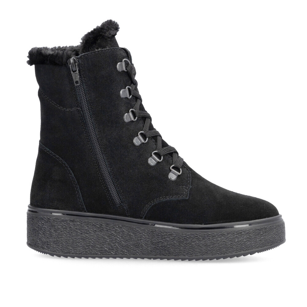 detail Dámská kotníková obuv RIEKER 78800-00 černá W4
