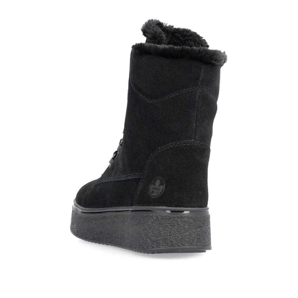 detail Dámská kotníková obuv RIEKER 78800-00 černá W4