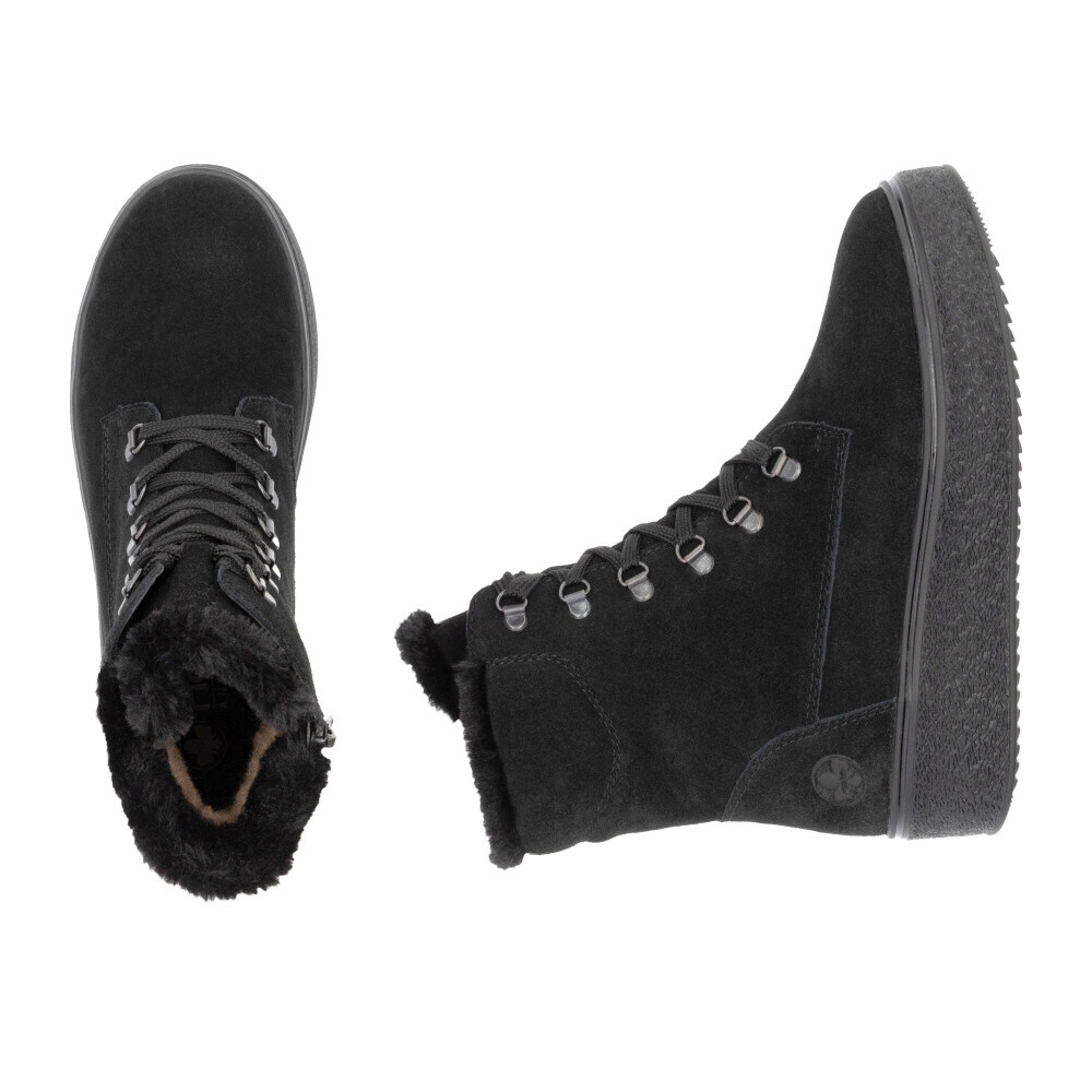 detail Dámská kotníková obuv RIEKER 78800-00 černá W4