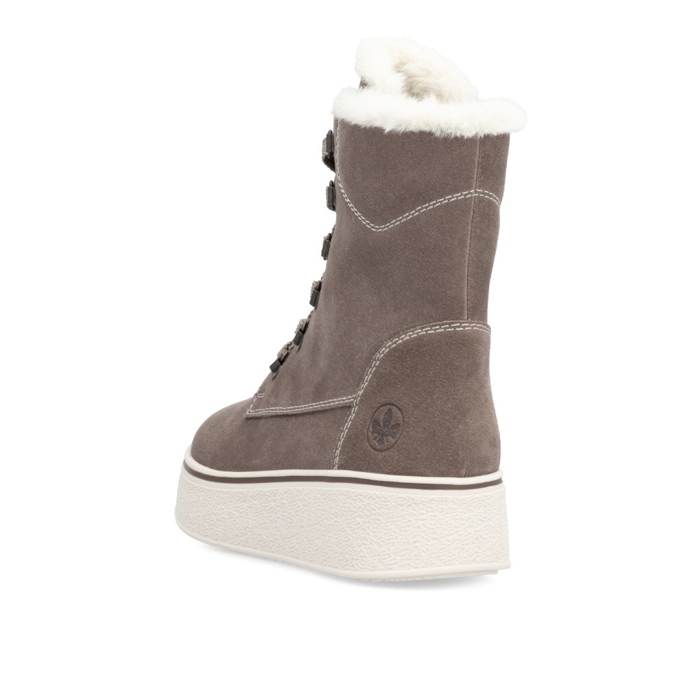 detail Dámská kotníková obuv RIEKER 78800-24 hnědá W4